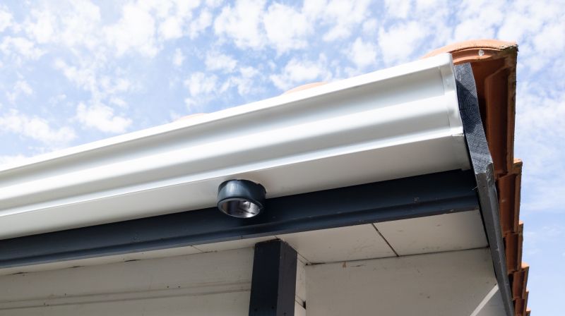 Gutter Cover System on Roof Edge