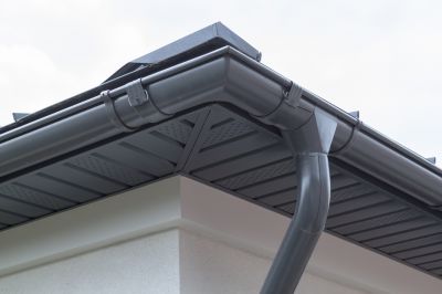 Gutter Cover on a Residential Roof